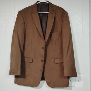 Falcone Brown Suit Jacket 44R  Formal Coat  Classic